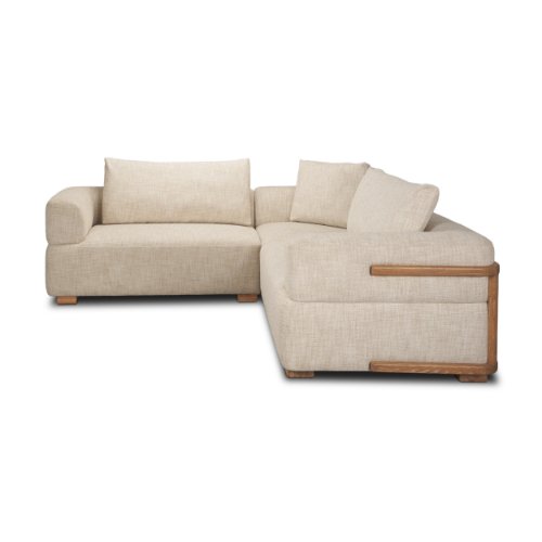 718232-G - Warner Channel 3 Piece Sofa Set w/S Corner Piece w/Back Cushions