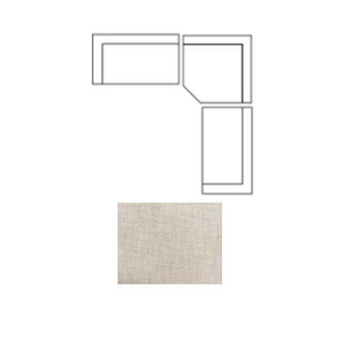 718231-C - Warner Channel 3 Piece Sofa Set w/Corner Piece
