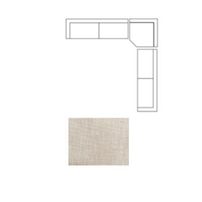 718231-F - Warner Channel 3 Piece Sofa Set w/Corner Piece