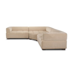 Warner Quilt 3 Piece Sofa Set w/Corner Piece