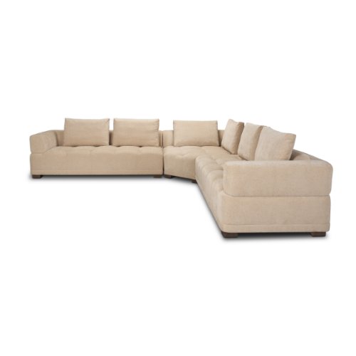 718212-F - Warner Quilt 3 Piece Sofa Set w/Corner Piece w/Back Cushions
