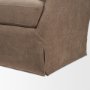 71780 - Ellington Slipcovered Slope Arm Accent Chair | 3 Seater | Stonewashed Latte Fabric
