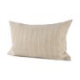 69424-CFNA -Danika 13 x 21 Beige and Gold Fabric Pillow Cover w/Non-Allergen Filler