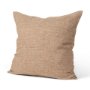 70330-CFD -Jacklyn Brown Linen Square Pillow Cover w/Down Filler