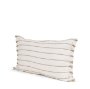 71446-CFD -Willow 13x21 Lumbar Cream w/ Camel Stripes Decorative Pillow Cover