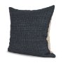 71468-CFD -Lowen 22x22 Square Navy Woven Pillow Cover w/Down Filler