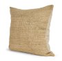 71470-CFD -Lowen 22x22 Square Gold Woven Pillow Cover w/Down Filler