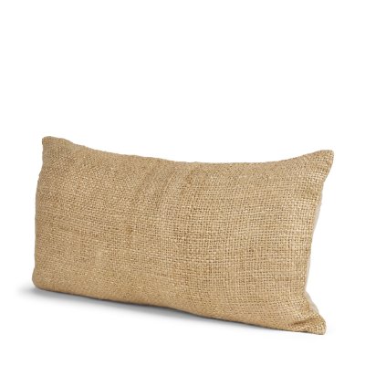 71471-CFD -Lowen 14x26 Lumbar Gold Woven Pillow Cover w/Down Filler