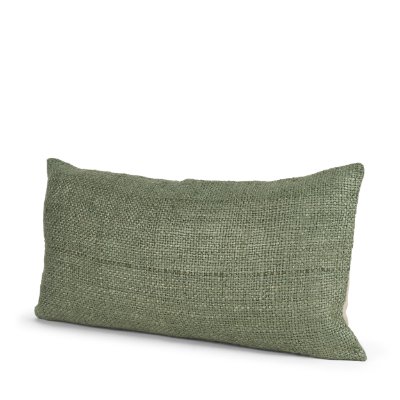 71473-CFD -Lowen 14x26 Silver Sage Woven Pillow Cover w/Down Filler