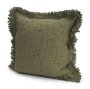71543-CFD -Kambal 20x20 Evergreen Cotton Pillow Cover w/Down Filler