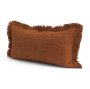 71556-CFD -Kambal 14x26 Copper Rust Cotton Pillow Cover w/Down Filler
