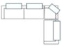 718212-I - Warner Quilt 3 Piece Sofa Set w/S Corner Piece w/Back Cushions