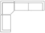 718211-D - Warner Quilt 3 Piece Sofa Set w/Corner Piece