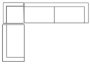 718211-H - Warner Quilt 3 Piece Sofa Set w/S Corner Piece
