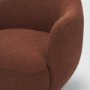 71501 - Hudson Burgundy Fabric Upholstered  Chair