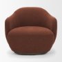 71501 - Hudson Burgundy Fabric Upholstered  Chair