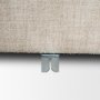 718232-G - Warner Frame 3 Piece Sofa Set w/S Corner Piece w/Back Cushions