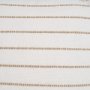 71444-CFD - Willow 20x20 Square Cream w/ Camel Stripes Pillow Cover w/Down Filler
