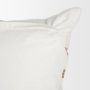71458-CFD - Maryn 22x22 Square Cream w/ Brown Stripes Decorative Pillow Cover