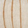 71462-CFD - Merrick 14x26 Lumbar Natural Beige w/ Orange Stripes Decorative Pillow