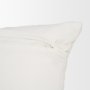 71465-CFD - Levon 14x26 Lumbar Plush Cream w/ Orange Dashed Stripes Decorative Pillow Cover
