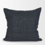 71468-CFD - Lowen 22x22 Square Navy Woven Pillow Cover w/Down Filler
