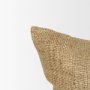 71470-CFD - Lowen 22x22 Square Gold Woven Pillow Cover w/Down Filler