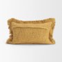71533-CFD - Kambal 13x21 Mustard Cotton Pillow Cover w/Down Filler