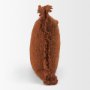 71555-CFD - Kambal 20x20 Copper Rust Cotton Pillow Cover w/Down Filler