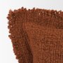 71555-CFD - Kambal 20x20 Copper Rust Cotton Pillow Cover w/Down Filler