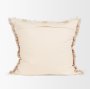71442-CFNA - Fraye 22x22 Square Oatmeal Multi-Tone Blend Pillow Cover w/Non-Allergen Filler