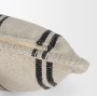 71439-CFNA - Liv 13x21 Cream w/ Black Stripes Pillow Cover w/Non-Allergen Filler