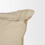 71470-CFNA - Lowen 22x22 Square Gold Woven Pillow Cover w/Non-Allergen Filler