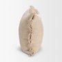 71539-CFNA - Kambal 20x20 Light Beige Cotton Pillow Cover w/Non-Allergen Filler