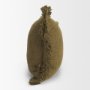 71535-CFNA - Kambal 20x20 Dark Olive Cotton Pillow Cover w/Non-Allergen Filler