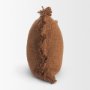 71551-CFNA - Kambal 20x20 Mahogany Cotton Pillow Cover w/Non-Allergen Filler