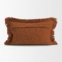 71557-CFNA - Kambal 13x21 Copper Rust Cotton Pillow Cover w/Non-Allergen Filler
