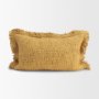 71533-CFNA - Kambal 13x21 Mustard Cotton Pillow Cover w/Non-Allergen Filler