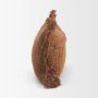 71553-CFNA - Kambal 13x21 Mahogany Cotton Pillow Cover w/Non-Allergen Filler