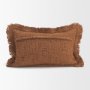 71553-CFNA - Kambal 13x21 Mahogany Cotton Pillow Cover w/Non-Allergen Filler