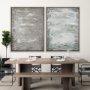 102811-FL - Verdant I by Mercana Studio Hand-Embellished Textured Framed Canvas Artwork