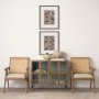 16195 - Fish Pattern I by Mercana Studio Hand-Embellished Textured Framed Artwork Matted under Glass
