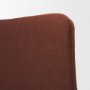71824-ABC - Sienna Queen Upholstered Bedframe w/ Footbed | Curved Headboard | Burgundy Fabric