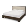 71826-ABC - Winslow Queen Upholstered Bedframe | Shelter Headboard | Oatmeal Fabric Fabric