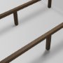 71826-ABC - Winslow Queen Upholstered Bedframe | Shelter Headboard | Oatmeal Fabric Fabric