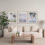 16261 - Ocean Breeze Palms by Shot By Clint Framed Photo Print Matted under Glass