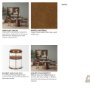 50413V - Hollyfield Curved Back Dining Side Chair | Brown Leather w/ Gold Iron