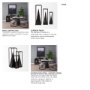 67656 - Memphis I (Large) 5L x 5W Black Metal Pyramid In A Square Frame