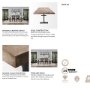 68230-AB - Araxi 95"L x 41"W Rectangular Trestle Dining Table | Modern | Brown Wood & Black Metal | Seats 4