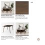 68844 - Nicholas 72"L x 39"W Dining Table | Modern | Brown Wood & Metal/Wood | Seats 6